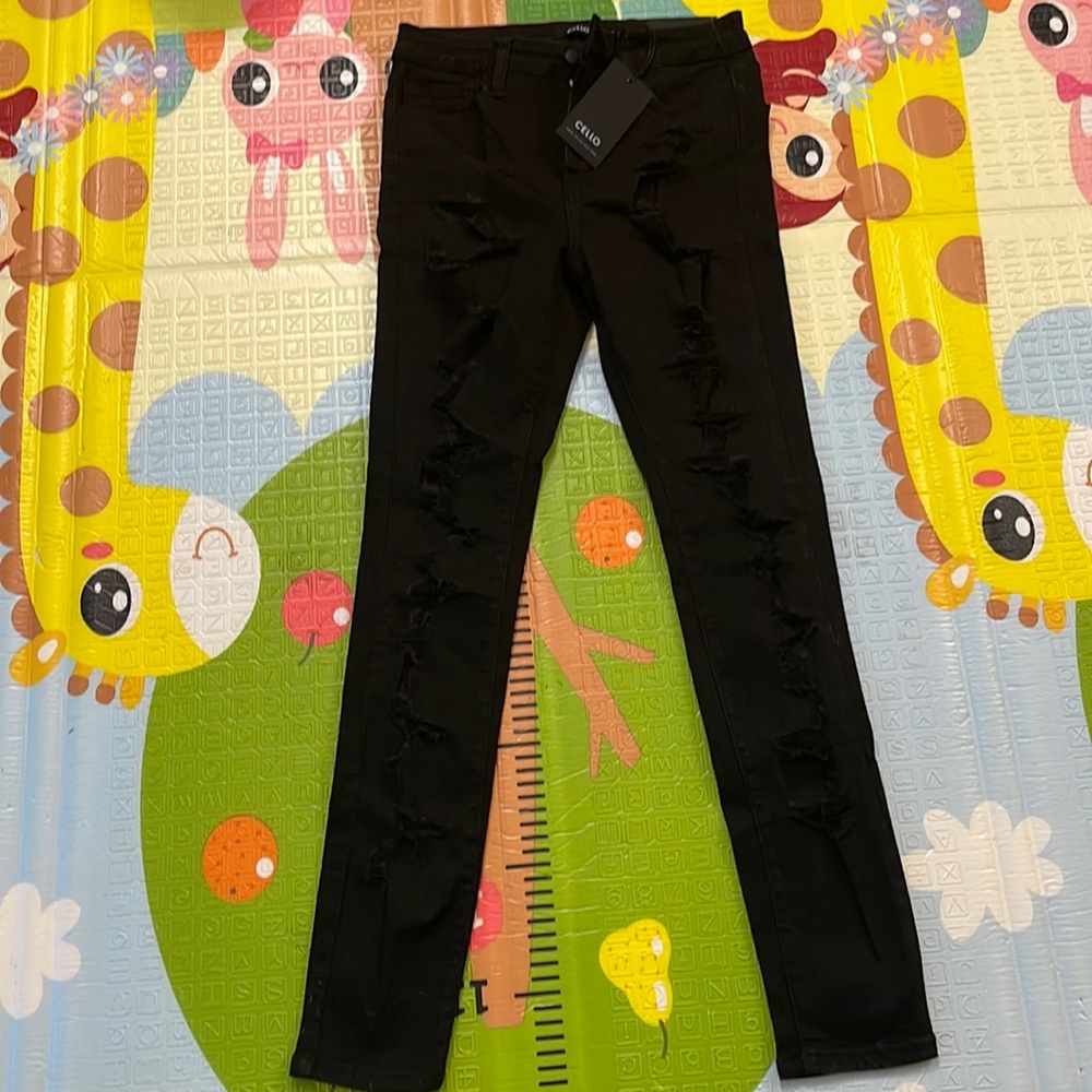 Brand new black jeans size 7